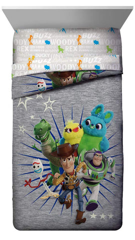 Jay Franco Toy Story 4 bedding featuring Rex for playful sleep spaces.