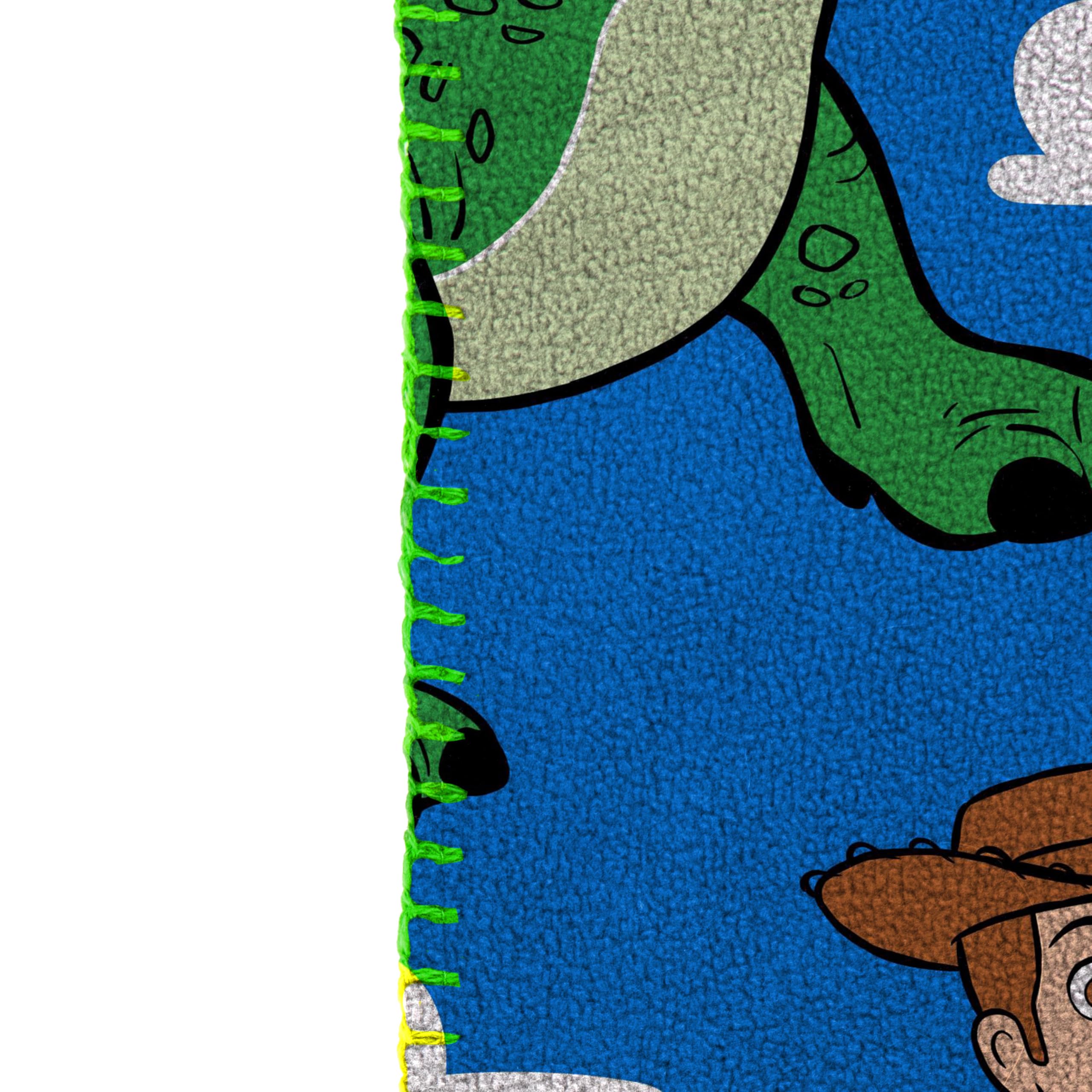 Jay Franco Toy Story plush throw Aliens pattern, keeps kids comfy during movie marathons.