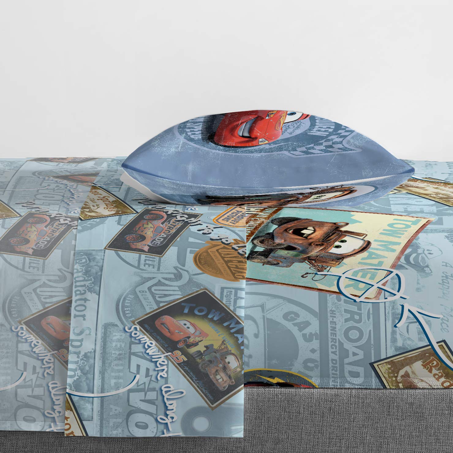 Two Toy Story pillowcases from Jay Franco set featuring Woody and Buzz