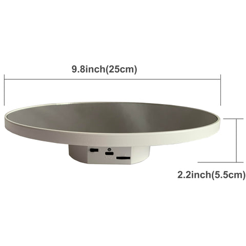 JAYEGT compact 10-inch platform ideal for small product shoots.