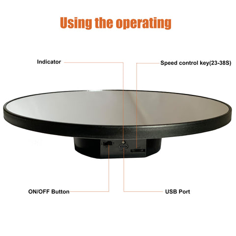JAYEGT grip pads prevent slipping on desks and counters during rotation.