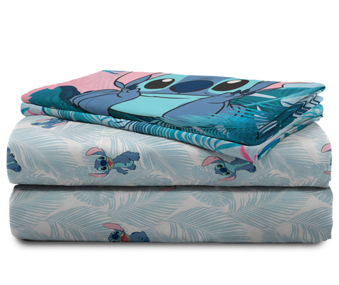 Jay Franco Lilo & Stitch bedding setup creates a fun kid-friendly sleep space.