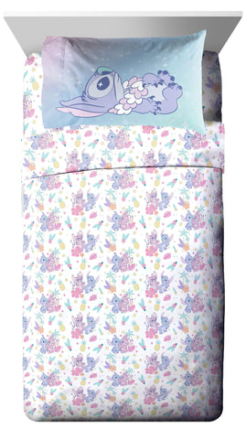 Jay Franco Lilo & Stitch brushed microfiber keeps bedding soft and breathable.