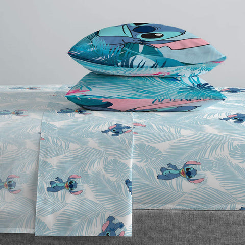 Jay Franco Lilo & Stitch microfiber fabric feels soft and breathable.