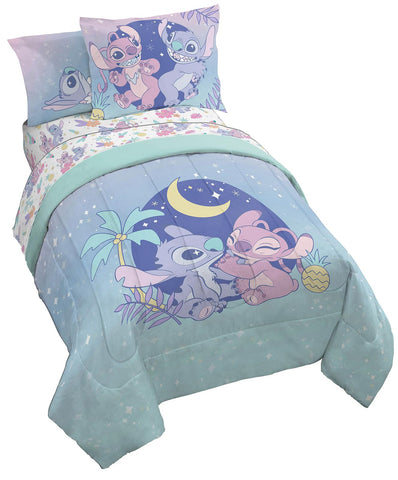 Jay Franco Lilo & Stitch twin comforter adds vibrant, cozy styling to kids' bedrooms.