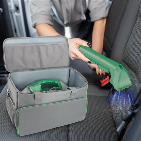 JAYOBGO carry bag for Bissell Little Green 1400B adjustable shoulder strap supports comfortable mobility.