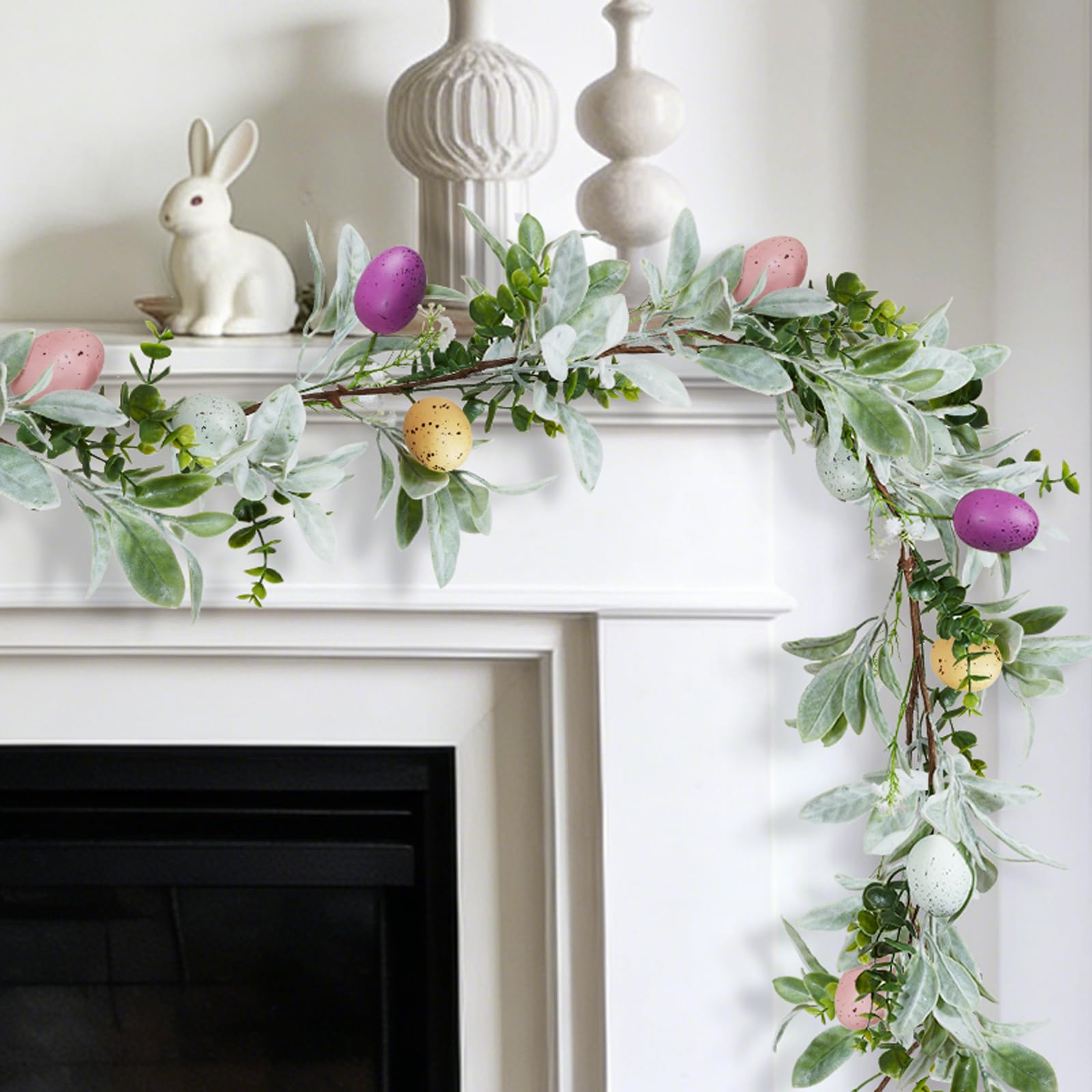 jbcgv foam eggs closeup emphasizes lightweight, durable decor
