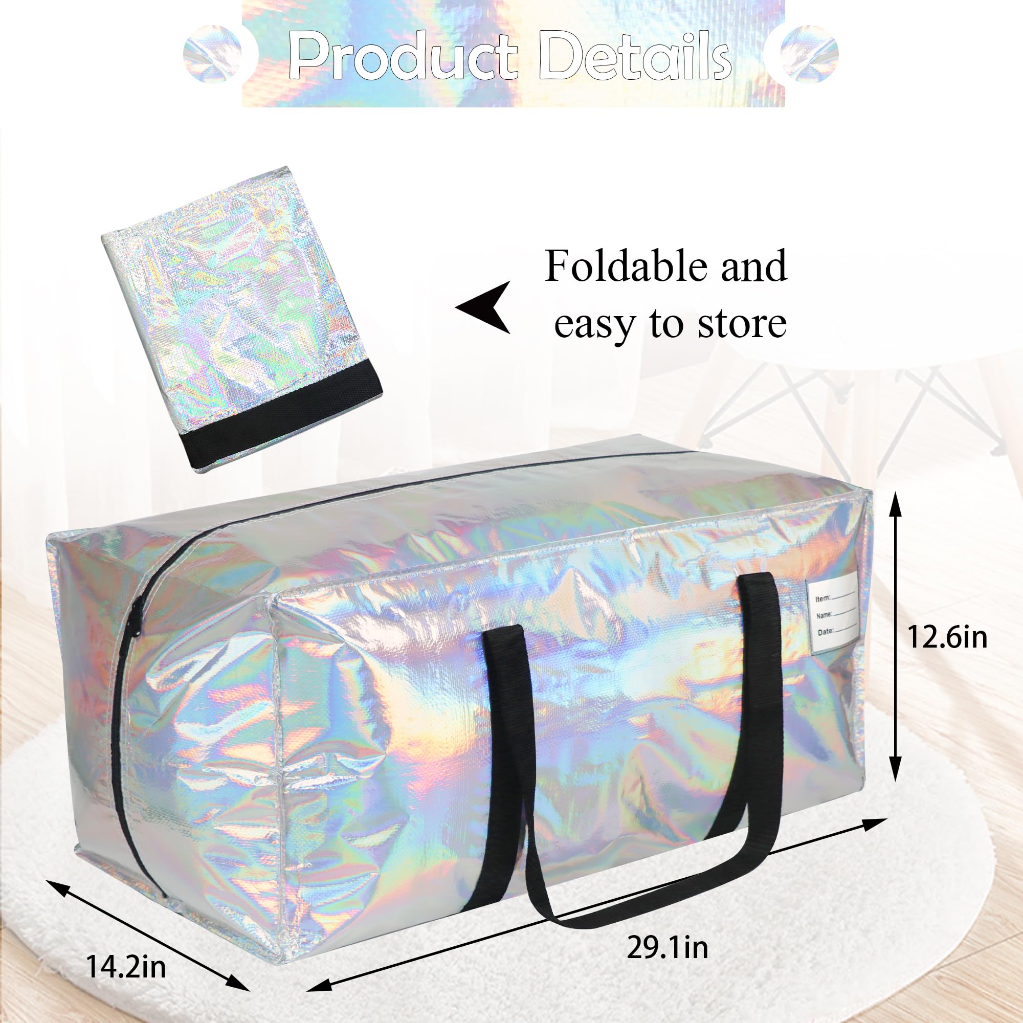 JCBZAMZ durable PP woven fabric resists tears for long-term storage.