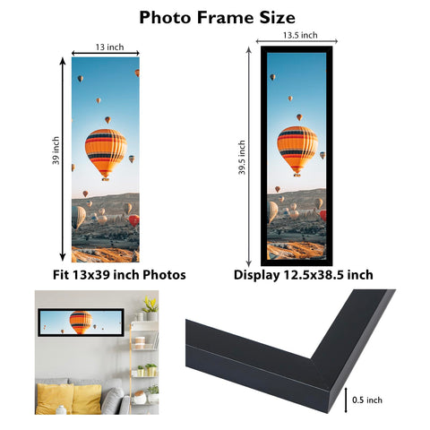 JCJMY 13x39 frame with rotating tab for easy changes