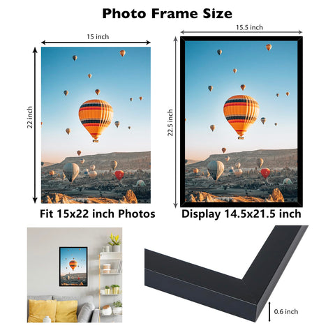 JCJMY frame wall-hanging horizontal option for spacious gallery layouts.