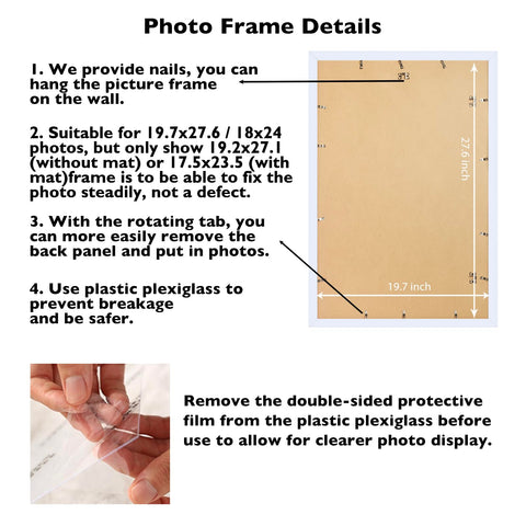 JCJMY frame with plexiglass panel provides safe, shatter-resistant display.