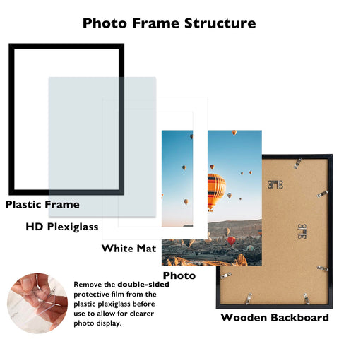 JCJMY plexiglass protection safeguards photos from scratches and impact