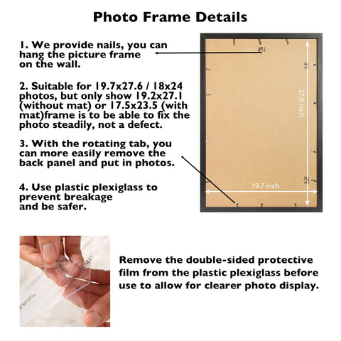 JCJMY back panel removable for easy photo changes
