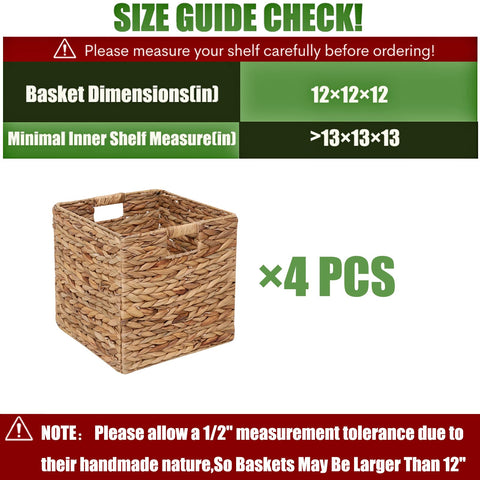 JCLD&YO9 foldable storage cubes set of four, space-saving design