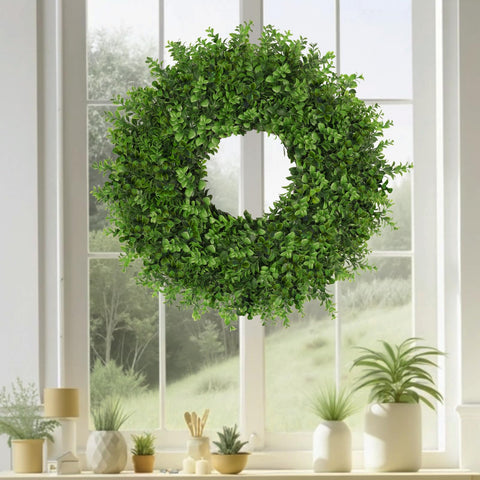 JDKPK wreath packaging designed for secure shipment