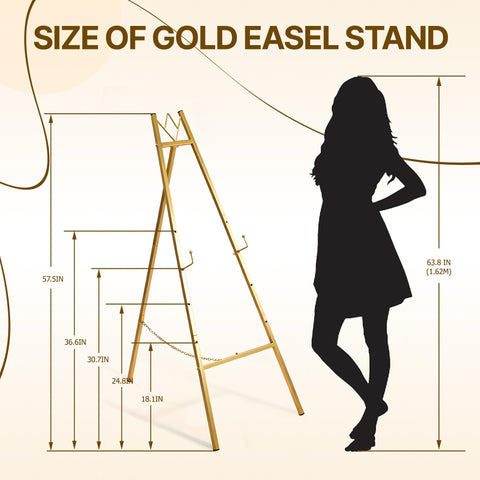 Jdooqee versatile easel for signs, posters, or artwork displays