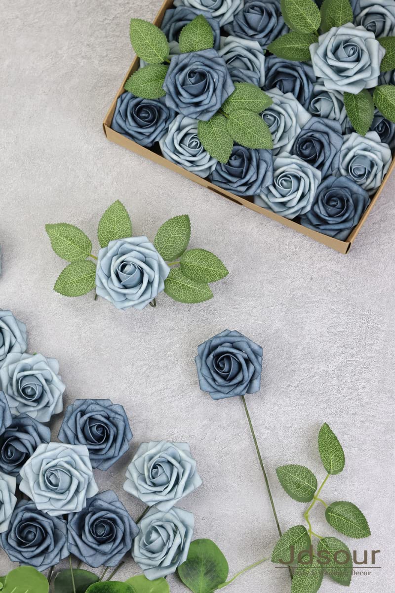 Jdsour DIY wedding centerpieces with foam rose stems