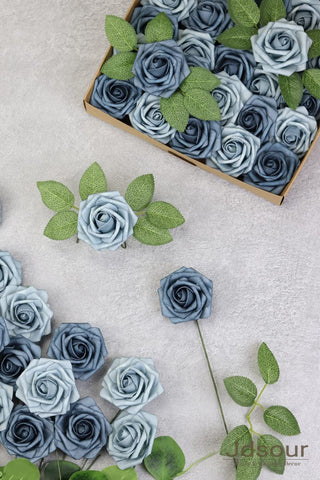 Jdsour DIY wedding centerpieces with foam rose stems