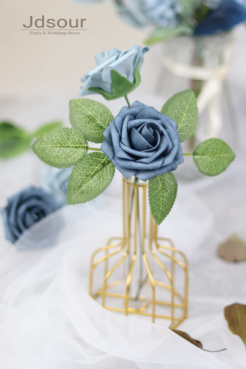 Jdsour shower decor foam roses add soft color