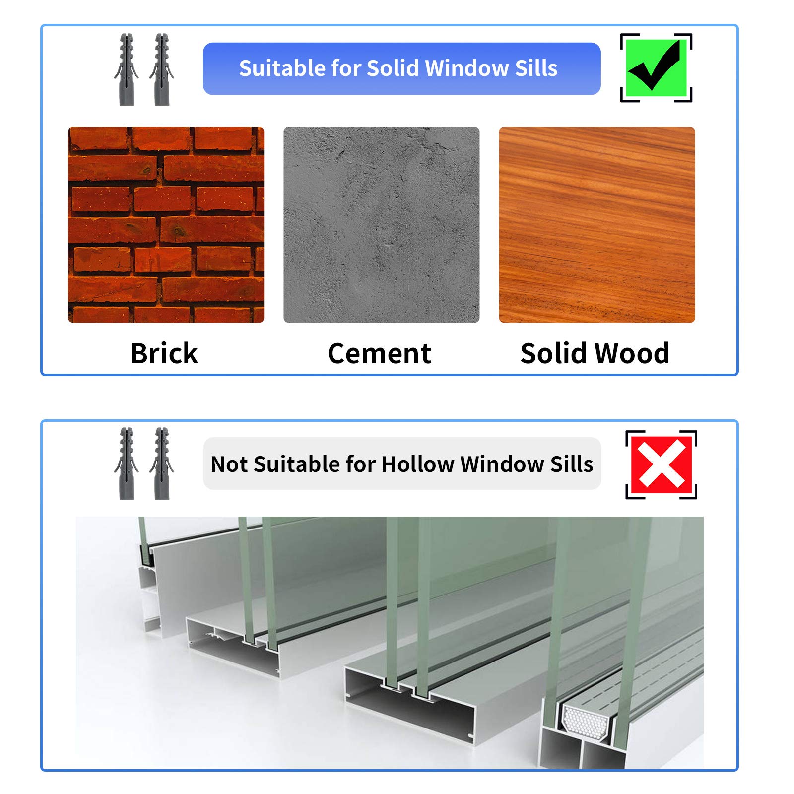 JEACENT bracket shows built-in bubble level for correct slope before securing.