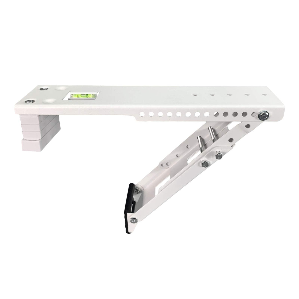JEACENT AC window bracket front view showing universal fit and sturdy support for safety.