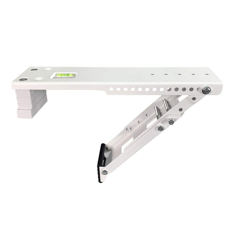 JEACENT AC window bracket front view showing universal fit and sturdy support for safety.