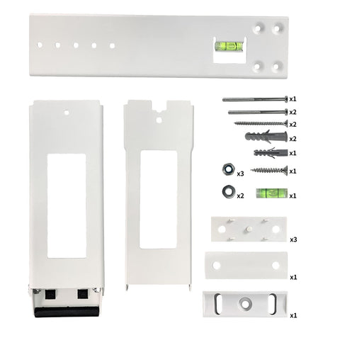 JEACENT AC window bracket includes all hardware for straightforward setup and weather-resistant performance.
