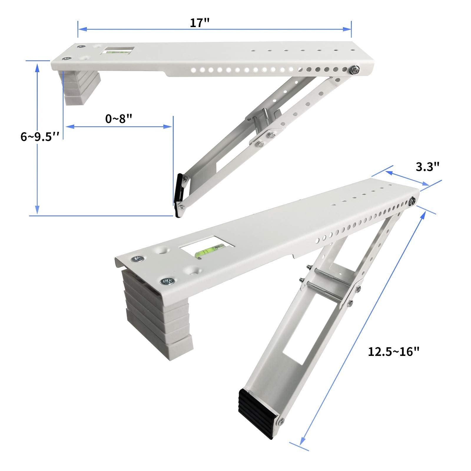 JEACENT universal design fits wall thickness 2 to 15.2 inches for versatile installation.