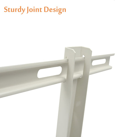 JEACENT condenser-elevation bracket keeps units off the ground, protecting from dirt and snow