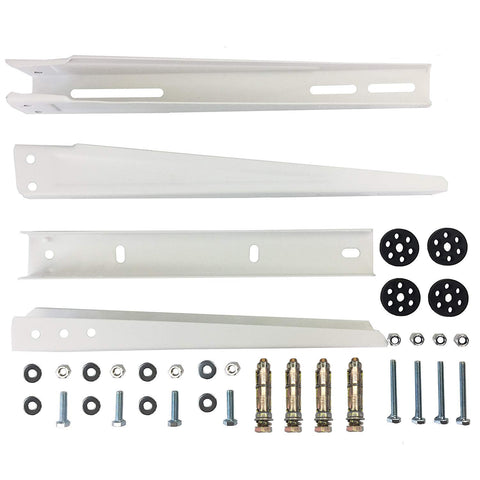 JEACENT condenser elevation provides ground clearance and protection