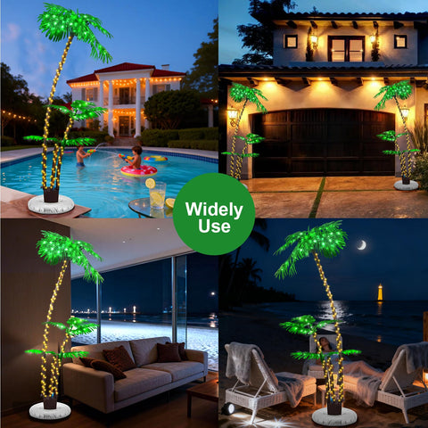 Touch-control JEAYYDSI palm tree for easy mood adjustments from a distance.