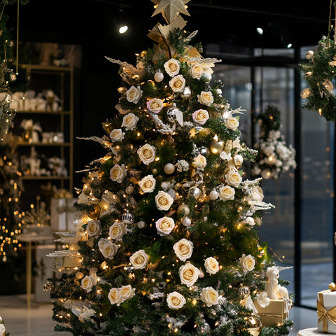 Jefuzh allergen-free champagne roses for pet-friendly homes