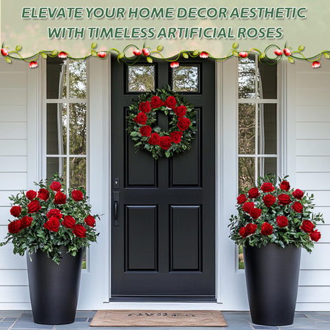 Jefuzh DIY floral arrangement roses for versatile decor
