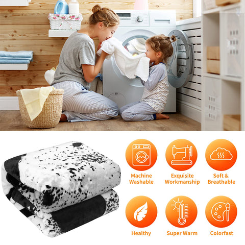 Easy wash care keeps softness after cold machine wash.
