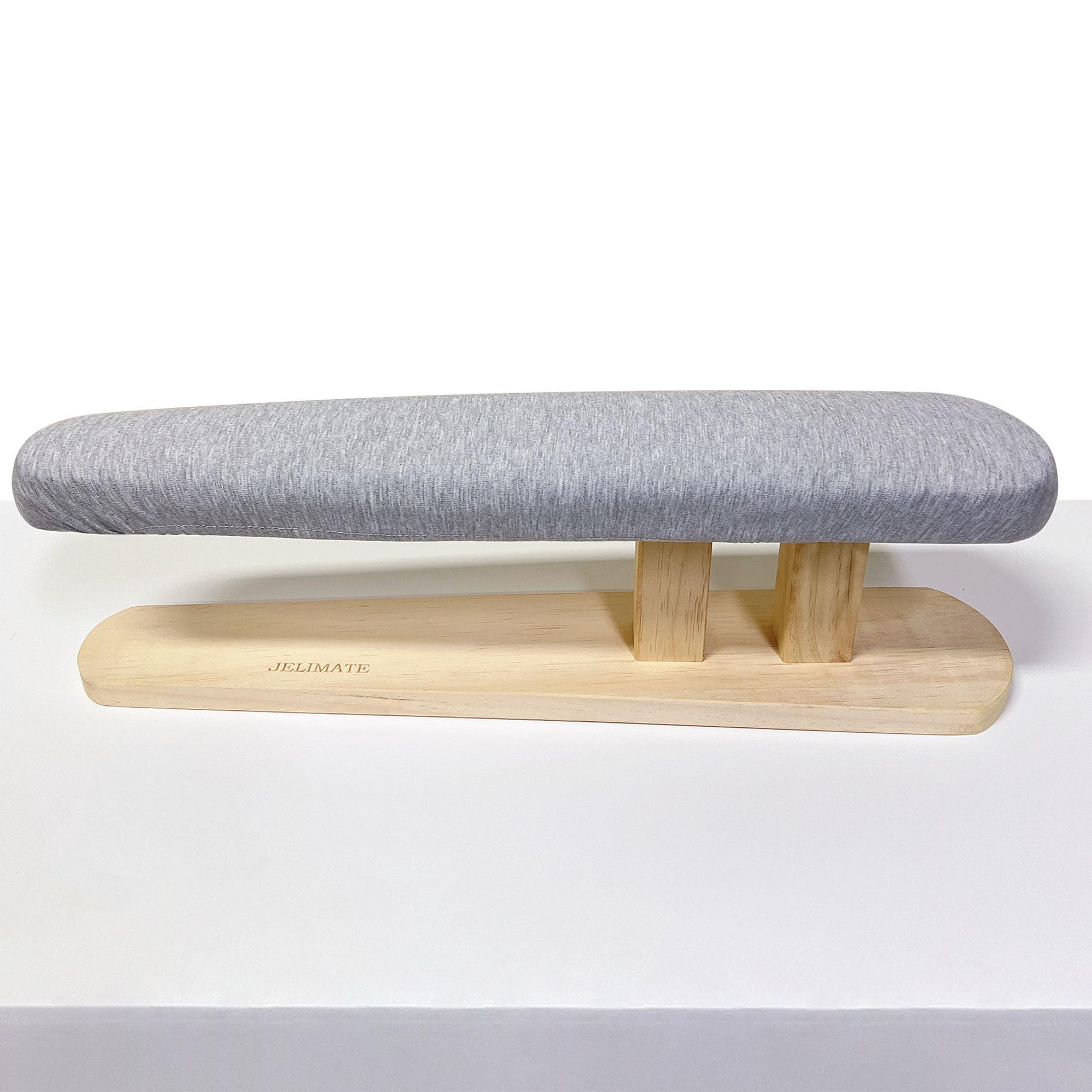 JELIMATE gray padding detail, thick padding for comfortable pressing.