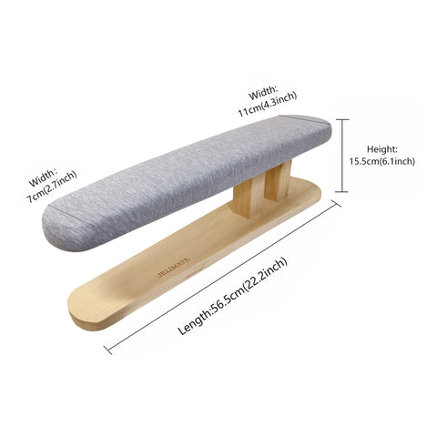 JELIMATE mini portable ironing board, compact and easy to move.