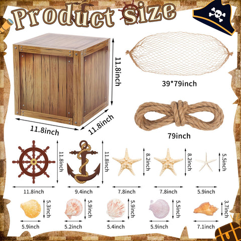 JellyArch pirate decor cards—versatile signs for photo booths and table setups.