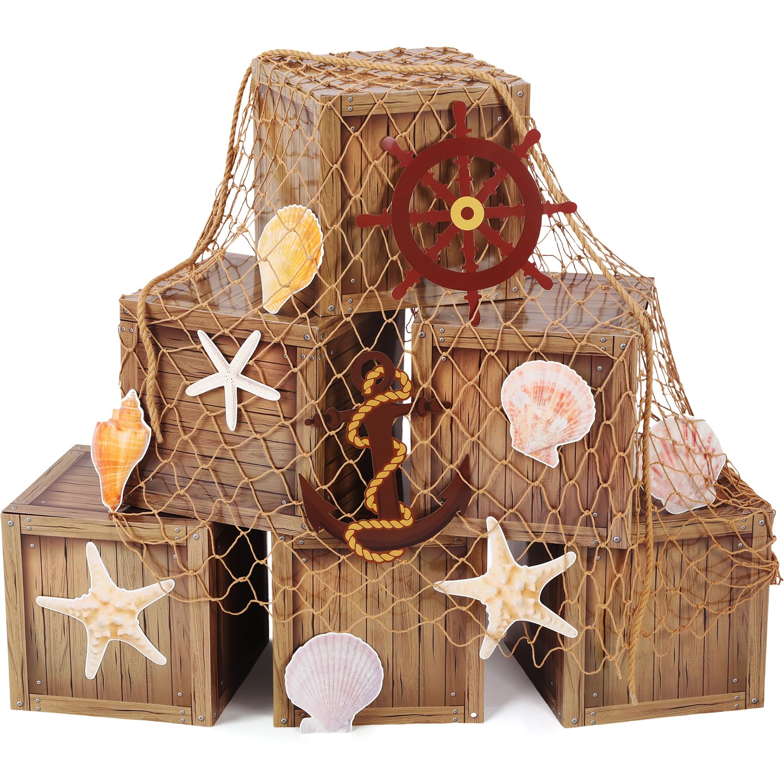 JellyArch pirate decor crate pack—durable display for trunks and tables.