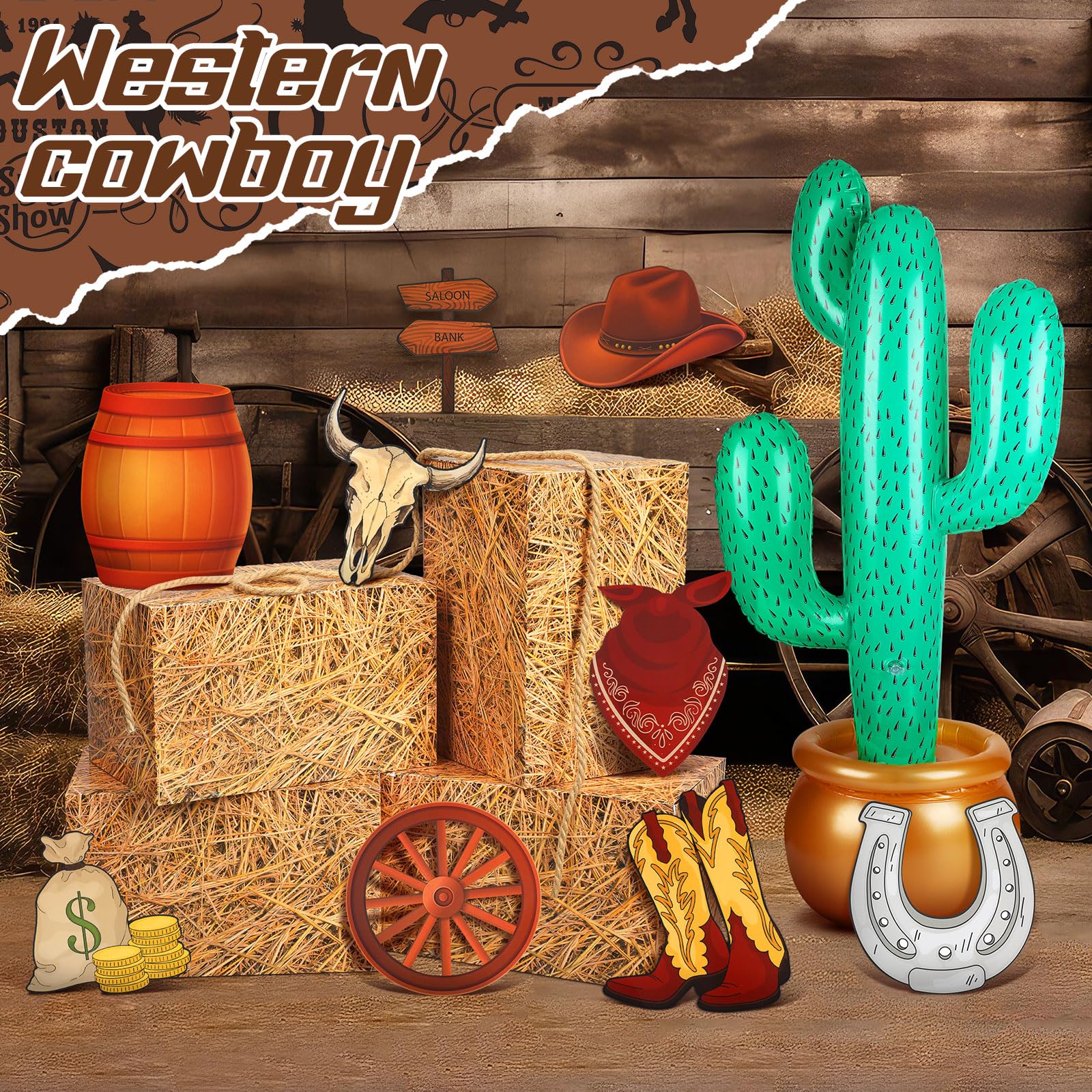 JellyArch rustic western decor theme creates cohesive event atmosphere