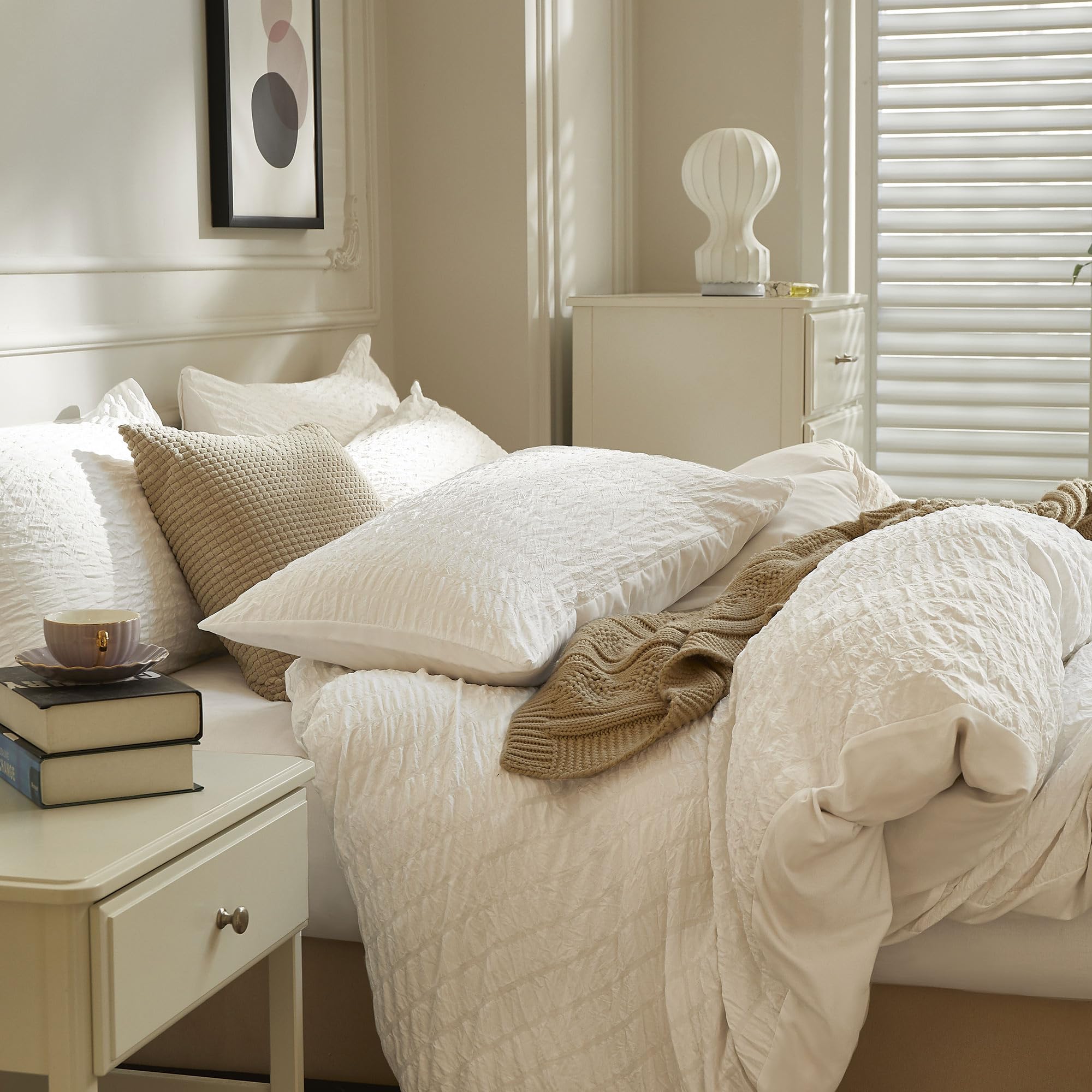 JELLYMONI all season bedding set fits queen size for versatile use