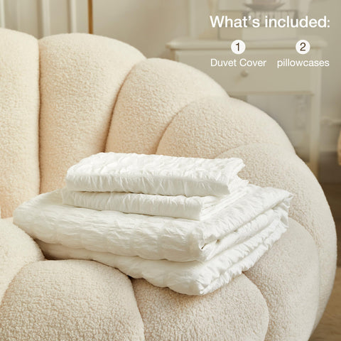 JELLYMONI easy care bedding remains machine washable for busy homes