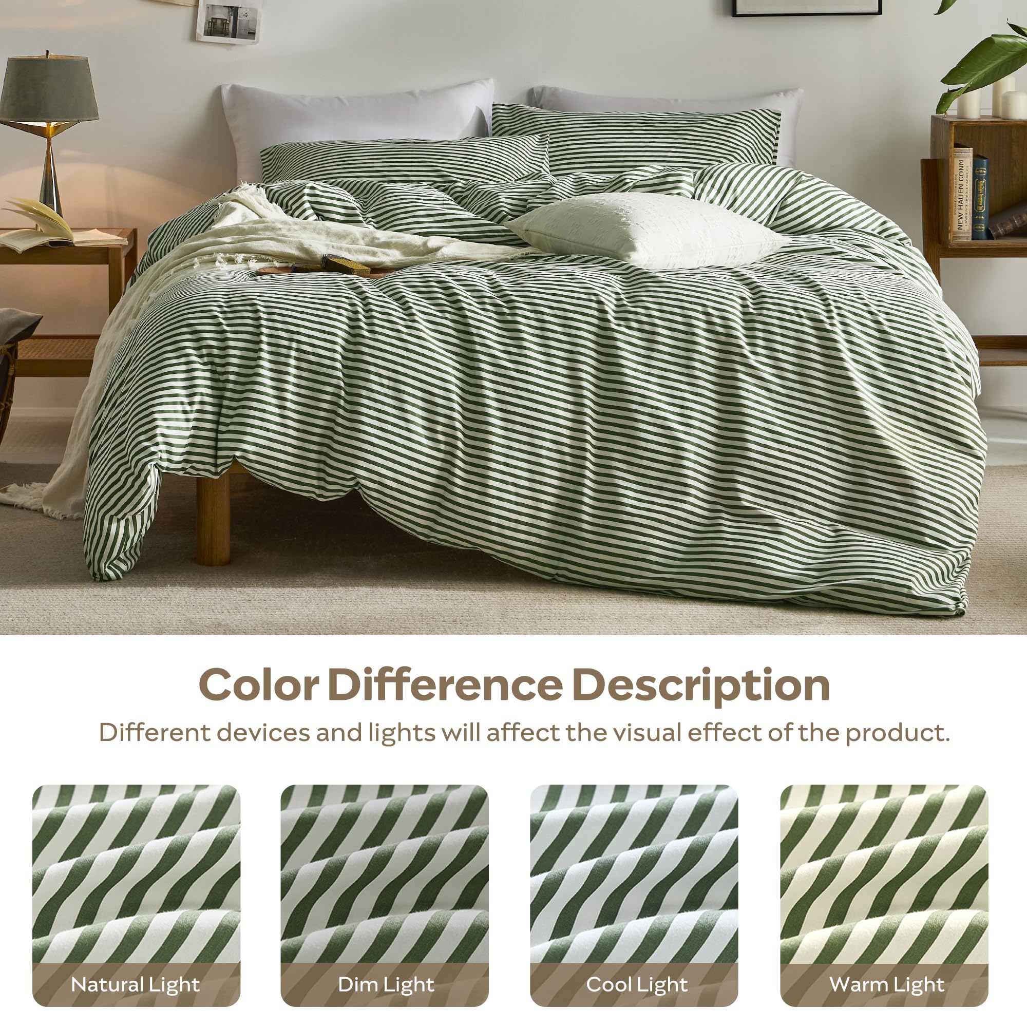 JellyMoni natural cotton feel, breathable all-season comfort
