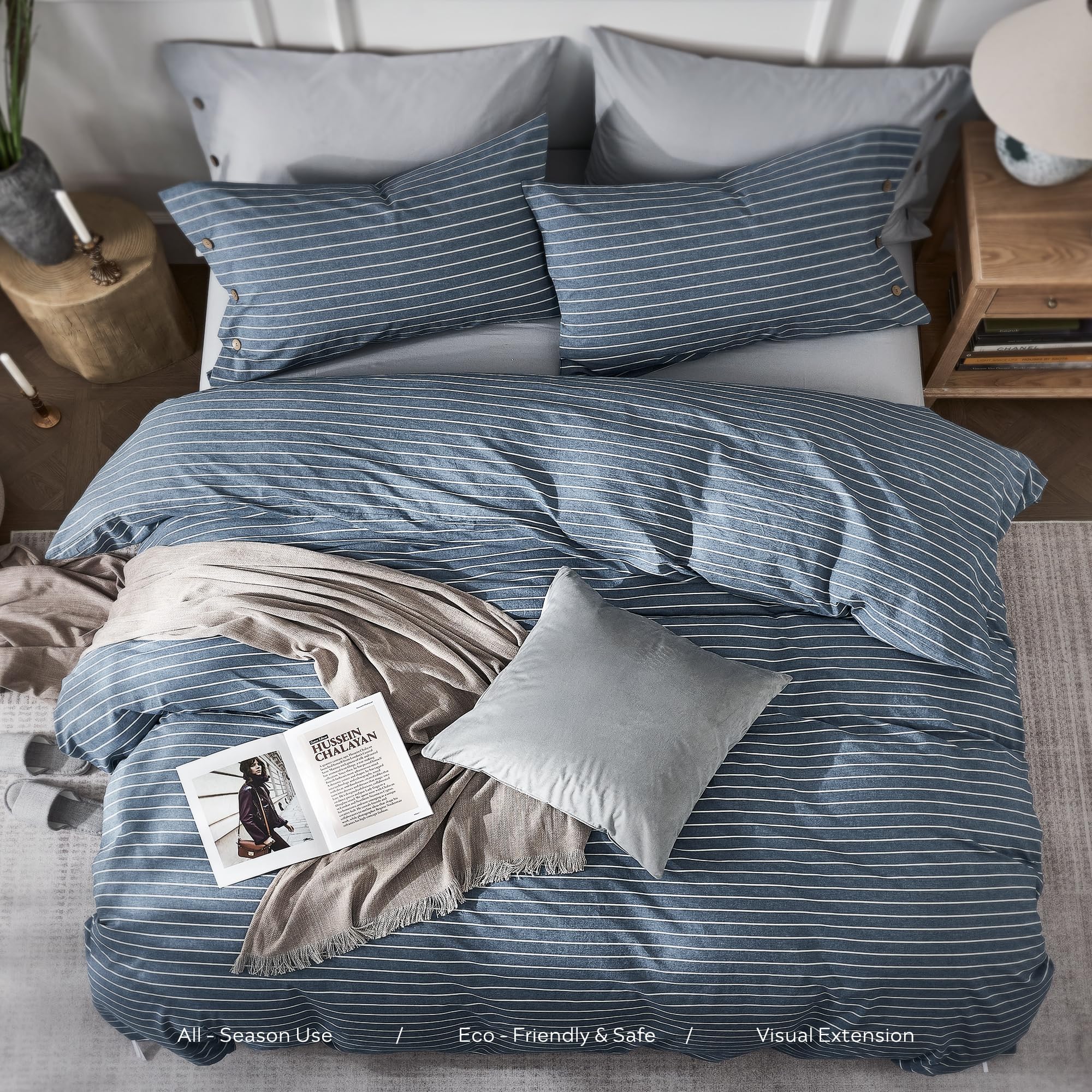 Jellymoni queen-size bedding set packshot shows all pieces.