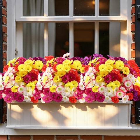 JEMONG daisy stems brighten walkways with a mixed color palette