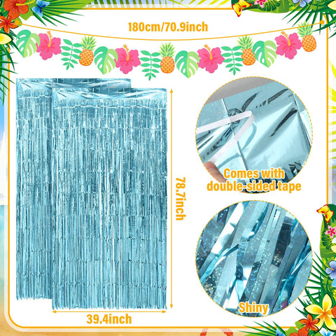 Jenaai Luau hibiscus cardboard decor adds tropical color for photos