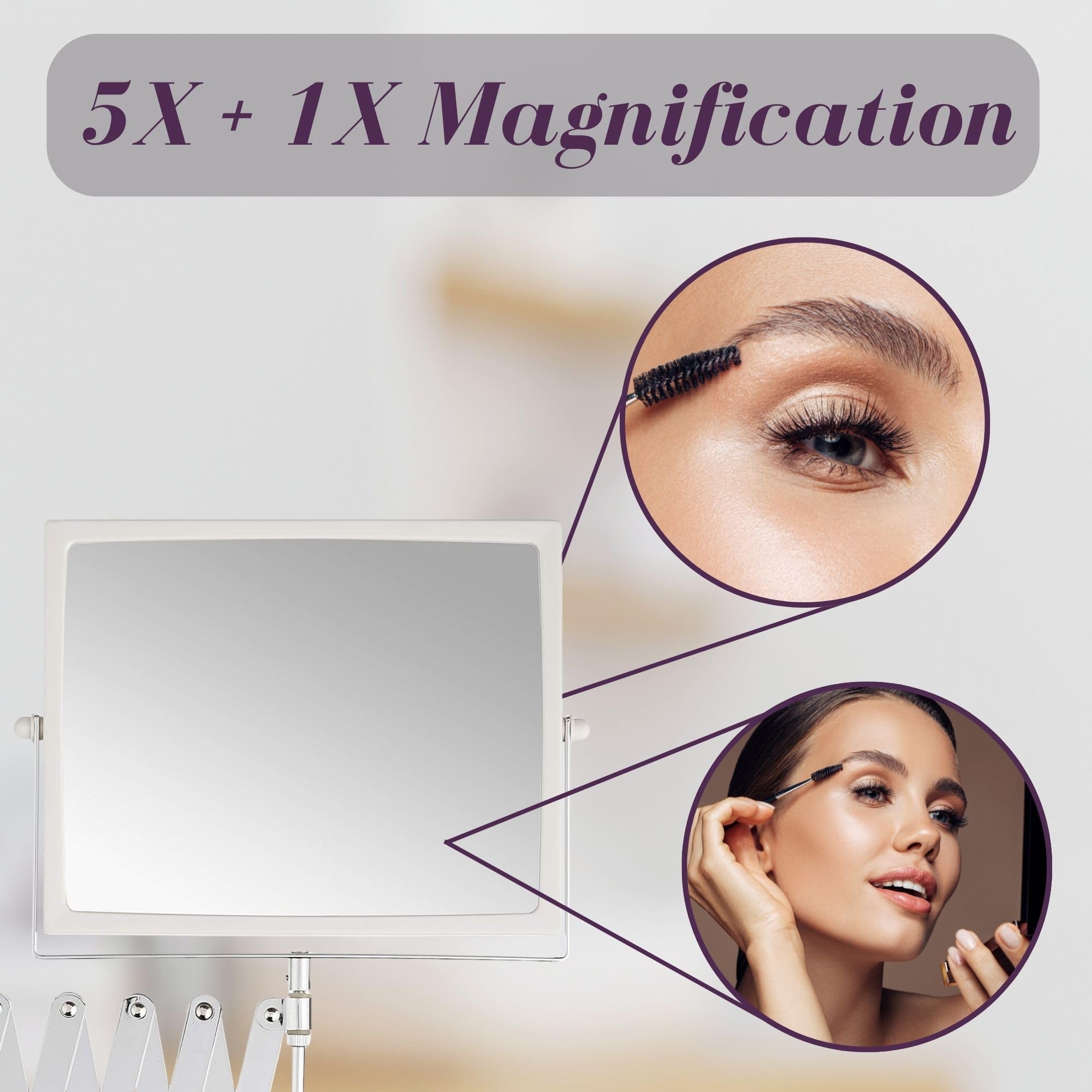 JERDON 5x magnification helps with precise tweezing and grooming