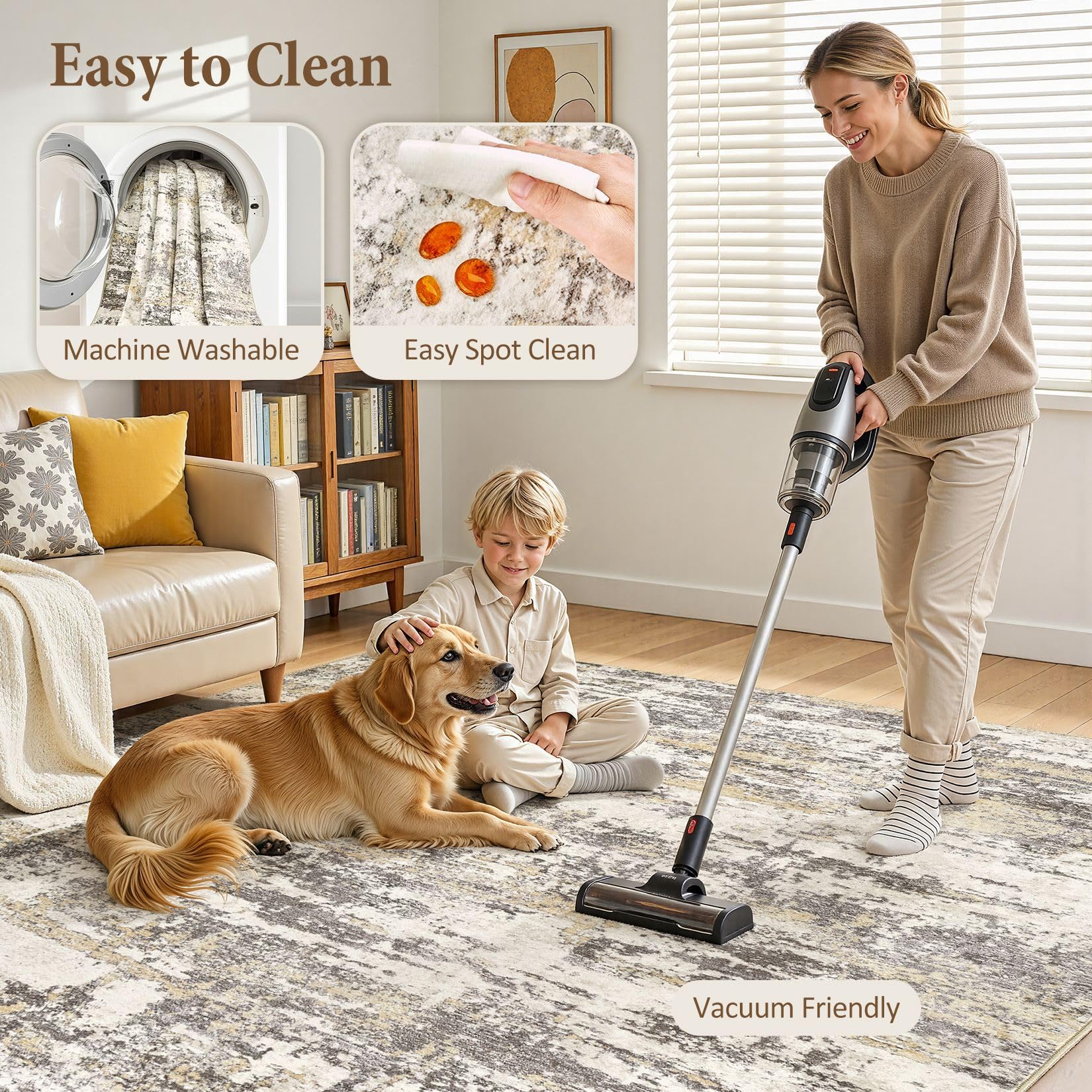 Jessibou cloud softness rug for bare feet in bedrooms