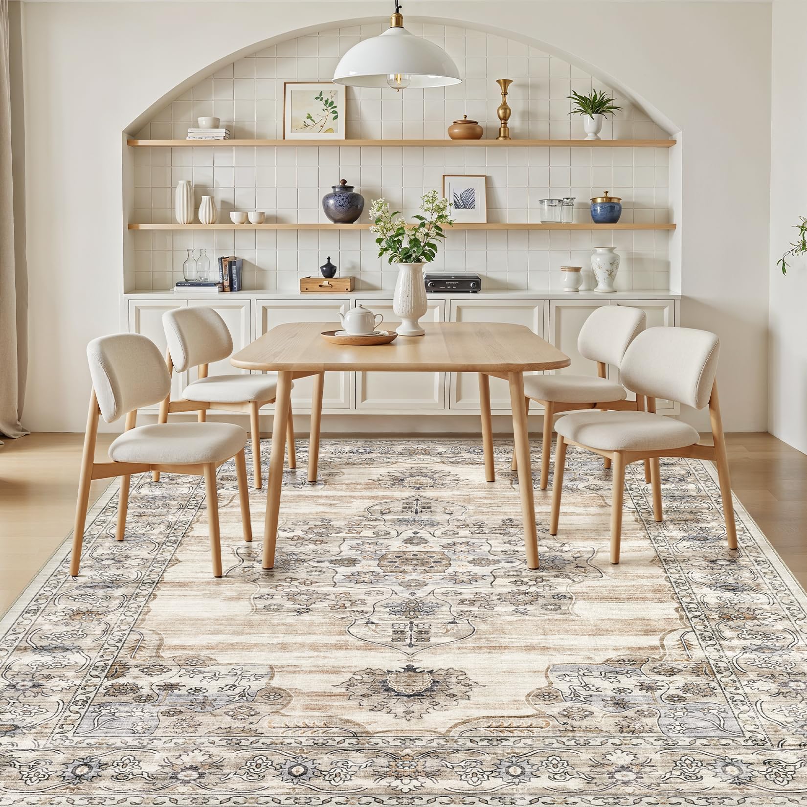 Jessibou rug arrives folded in eco-friendly packaging