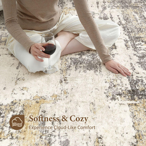 Jessibou 8x10 rug showcases ultra-soft texture underfoot for cozy bedrooms