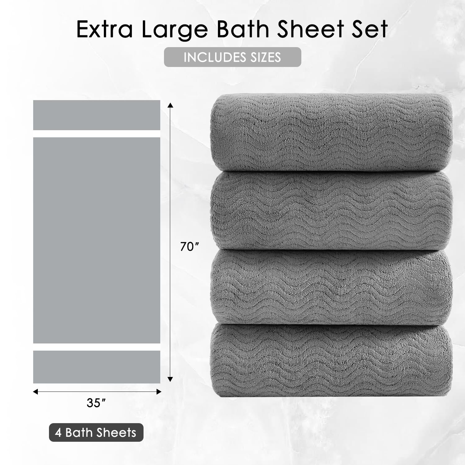 Jessy Home durable double-stitched hem towel resists fraying